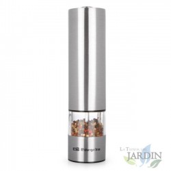 Orbegozo pepper and salt grinder. High-precision adjustable grinder that can be adjusted from coarse to fine.