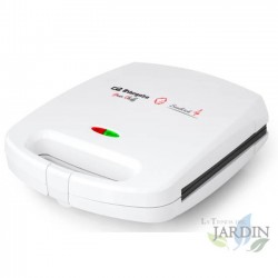 Orbegozo Sandwichmaker. Leistung: 1500 W. Für 4 Sandwiches. Antihaftbeschichtung. Gleichmäßiges Toasten.