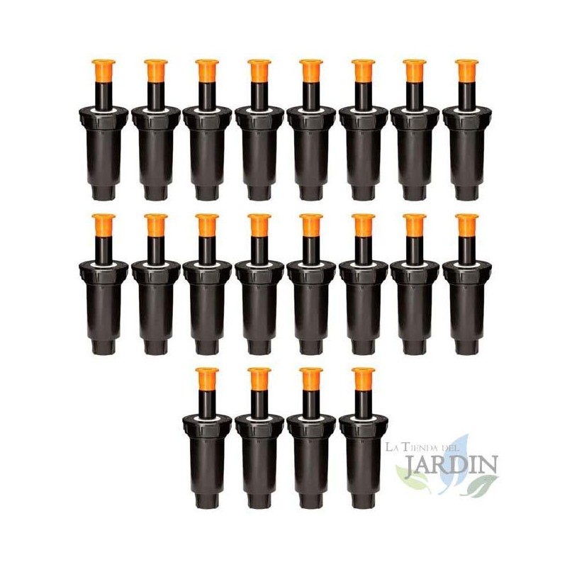 20 x Diffuseur d'arrosage Rain Bird 1802, Tuyère d'irrigation hauteur de tige 5 cm