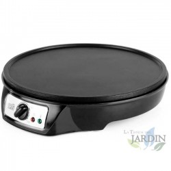 Orbegozo crepe maker. Cooking surface: 30 cm diameter. Power: 1000 W.