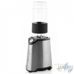 Mixeur à Smoothie Power portable Orbegozo 300W. Comprend deux verres de 570 ml et 400 ml. Convient pour broyer la glace