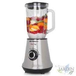 Impastatrice planetaria Orbegozo da 300 W. 5 velocità. Pulsante Turbo. Fruste in acciaio inox per mescolare e impastare.