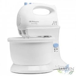  Mixer Kneter mit Schüssel 3,5 Liter Orbegozo.  5 Geschwindigkeiten.  TURBO-Funktion.  Schlagen, zusammensetzen, mischen, emulgi