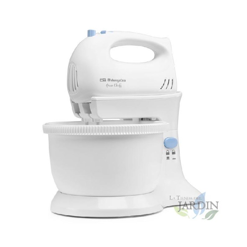 Mixer Kneter mit Schüssel 3,5 Liter Orbegozo. 5 Geschwindigkeiten. TURBO-Funktion. Schlagen, zusammensetzen, mischen, emulgi Mixer Kneter mit Schüssel 3,5 Liter Orbegozo. 5 Geschwindigkeiten. TURBO-Funktion. Schlagen, zusammensetzen, mischen, emulgi