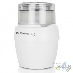  Elektrischer Zerhacker.  Fassungsvermögen 0,6 Liter.  Hackt alle Arten von Lebensmitteln.  Leistung 800W