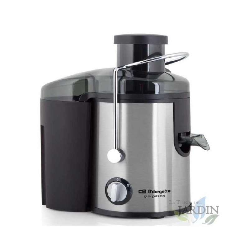 Frullatore Orbegozo da 600 W. 2 velocità. Colino e filtro in acciaio inox.