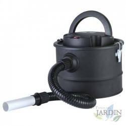 Aspirador y soplador de cenizas para barbacoas y chimeneas, 1200W, cuba metálica 15L