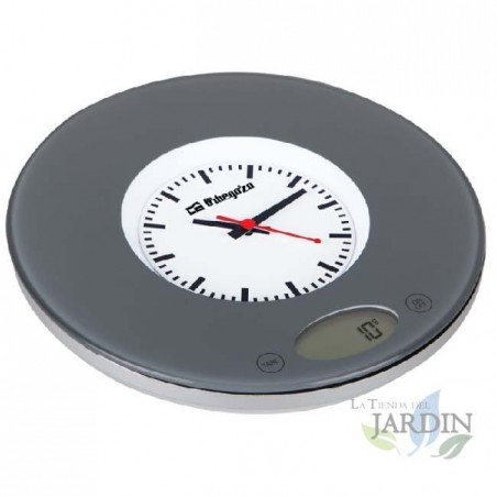 Balança de cozinha eletrônica, display digital, sensor de toque, máx. 3 kg, escala de 1 g, balança de cozinha