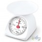 Balança de cozinha mecânica, de plástico, até 2 kg, balança de 10 g, balança de cozinha, mecânica, de precisão Balança de cozinha mecânica, de plástico, até 2 kg, balança de 10 g, balança de cozinha, mecânica, de precisão
