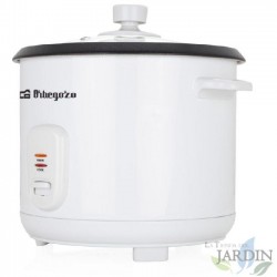 Orbegozo rice cooker. Power: 700 W. Capacity: 1.8 L. Keep-warm function.