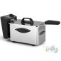 Friggitrice professionale in acciaio - INOX Orbegozo. Capacità 1,5 litri. Termostato regolabile. Potenza 1.500 W. Friggitrice professionale in acciaio - INOX Orbegozo. Capacità 1,5 litri. Termostato regolabile. Potenza 1.500 W.