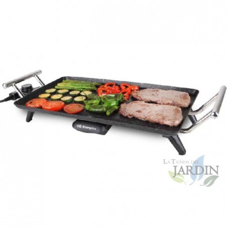 Tábua de grelhar de cerâmica, termostato ajustável, superfície 275x490 mm, antiaderente, 2400W, grelhar, cerâmica, antiaderente