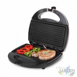  GRILL EDELSTAHL Orbegozo.  Gesundes fettarmes Kochen.  Grillfläche.  Leistung 800W.