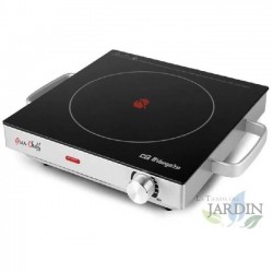 Table de cuisson vitrocéramique portable Orbegozo 2000 W. Diamètre de la surface de cuisson: 205 mm. Surface en verre trempé