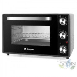 Orbegozo 38-litre convection oven. Power: 2,000 W. Temperature selector: 100 - 230°C.