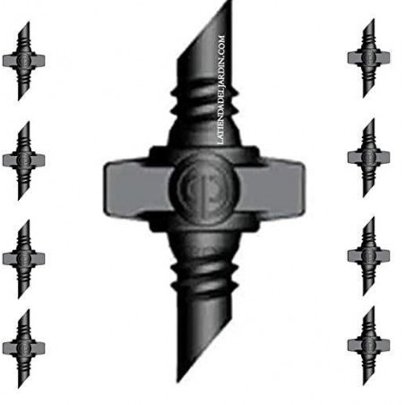 100 Stück 4,5 mm Mikroröhrchen-Verbindung. Spitze/Spitze-Verbindung zum Verbinden von 3 x 5 mm und 4,5 x 6,5 mm Mikroröhrchen	