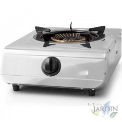 Butane or propane gas stove FO1710 Orbegozo stainless, interior and exterior