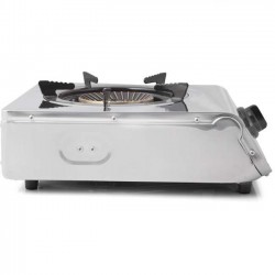 Orbegozo stainless butane or propane gas stove, interior and exterior