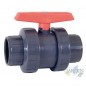 Valvula esfera PVC roscada 63mm. Llave de paso bola roscada 2"