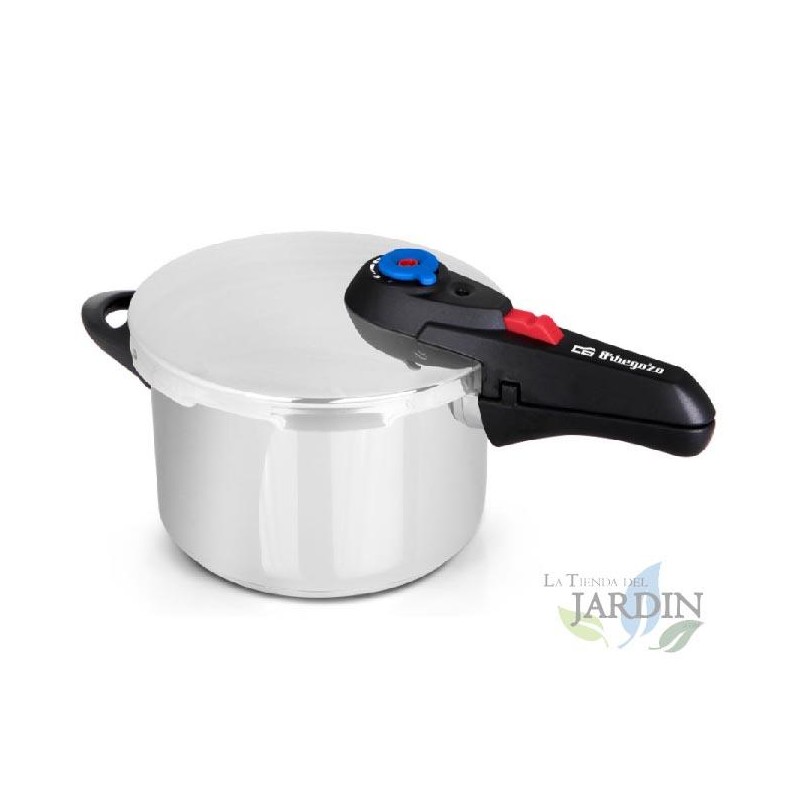 Autocuiseur ultra rapide de 4 litres Orbegozo. Ø22cm. ACIER INOX 18/10. Régulateur de pression