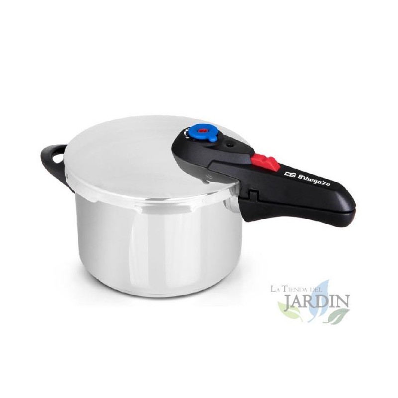 Panela de Pressão Orbegozo 4 Litros, 22 cm de diâmetro, aço inoxidável 18/10, regulador de pressão. Panela de pressão, panela de Panela de Pressão Orbegozo 4 Litros, 22 cm de diâmetro, aço inoxidável 18/10, regulador de pressão. Panela de pressão, panela de