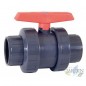 2 1/2" (75 mm) threaded PVC ball valve 2 1/2" (75 mm) threaded PVC ball valve