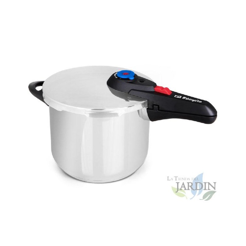 Super fast pot 10 liters Orbegozo. Ø24cm. STAINLESS STEEL 18/10. Suitable for all types of fires. Super fast pot 10 liters Orbegozo. Ø24cm. STAINLESS STEEL 18/10. Suitable for all types of fires.