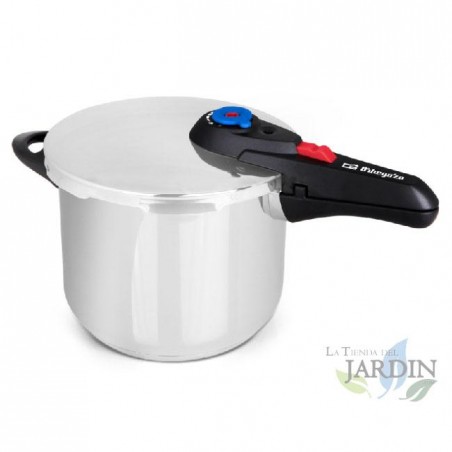 Pentola a pressione da 10 litri. Ø 24 cm. Acciaio inox 18/10. Adatta a tutti i piani cottura.