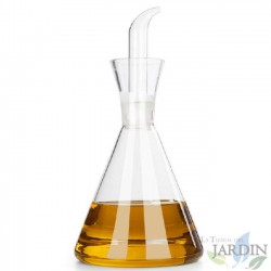 Orbegozo glass oiler. 500ml capacity. Removable spout. Drip-free design.