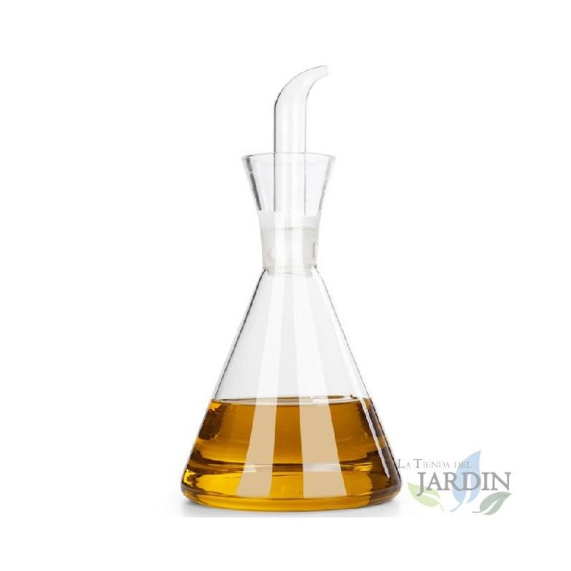 Lubrificador de vidro Orbegozo. Capacidade de 500 ml. Bico removível. Design antipingos.