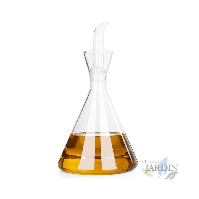 Orbegozo Öler aus Glas. 1000 ml Fassungsvermögen. Abnehmbarer Ausguss. Tropffreies Design.