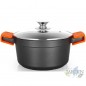Orbegozo FULL INDUCTION panela funda de alumínio fundido, Ø 24cm, panela de alumínio fundido, panela de indução Orbegozo FULL INDUCTION panela funda de alumínio fundido, Ø 24cm, panela de alumínio fundido, panela de indução