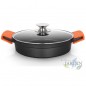  Low cast aluminum saucepan Orbegozo FULL INDUCTION Ø 24cm.
