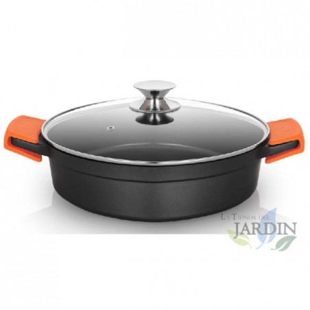 Panela baixa em alumínio fundido FULL INDUCTION Ø 28cm.