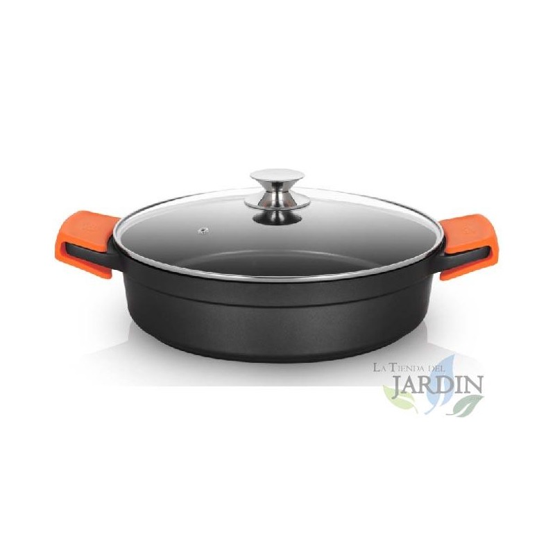 Cacerola baja de aluminio fundido Orbegozo FULL INDUCTION, Ø 32cm, Cacerola aluminio fundido, Cacerola inducción Cacerola baja de aluminio fundido Orbegozo FULL INDUCTION, Ø 32cm, Cacerola aluminio fundido, Cacerola inducción