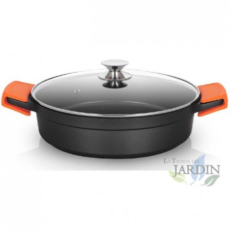 Cocotte basse en fonte d'aluminium Orbegozo induction complète Ø 32cm