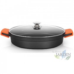 Panela baixa em alumínio fundido FULL INDUCTION Ø 36cm.