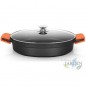 Cocotte basse en fonte d'aluminium Orbegozo induction complète Ø 36cm