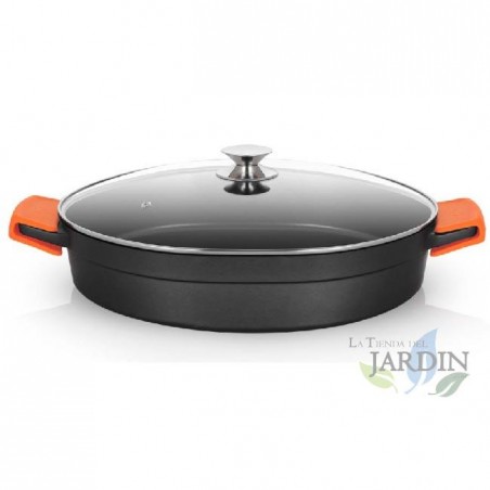 Cacerola baja de aluminio fundido Orbegozo FULL INDUCTION, Ø 40cm, Cacerola aluminio fundido, Cacerola inducción