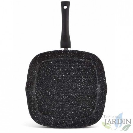 Orbegozo forged aluminum grill pan. Stone coating. Non-stick.