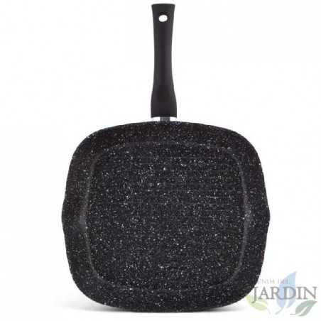 Sartén aluminio forjado, Recubrimiento piedra, Antiadherente, Sartén