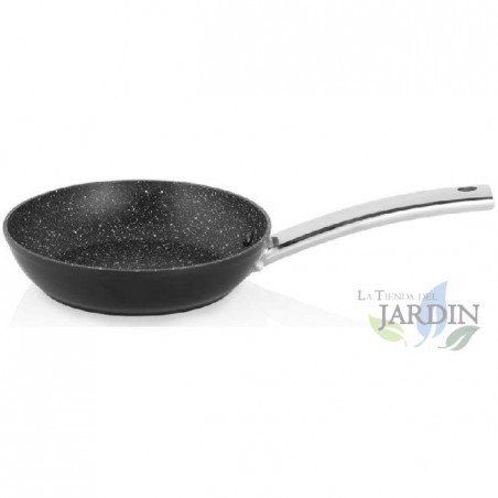 Bratpfanne aus geschmiedetem Aluminium 20 CM Orbegozo.  Antihaft-Steinbeschichtung.  Griff aus Edelstahl.