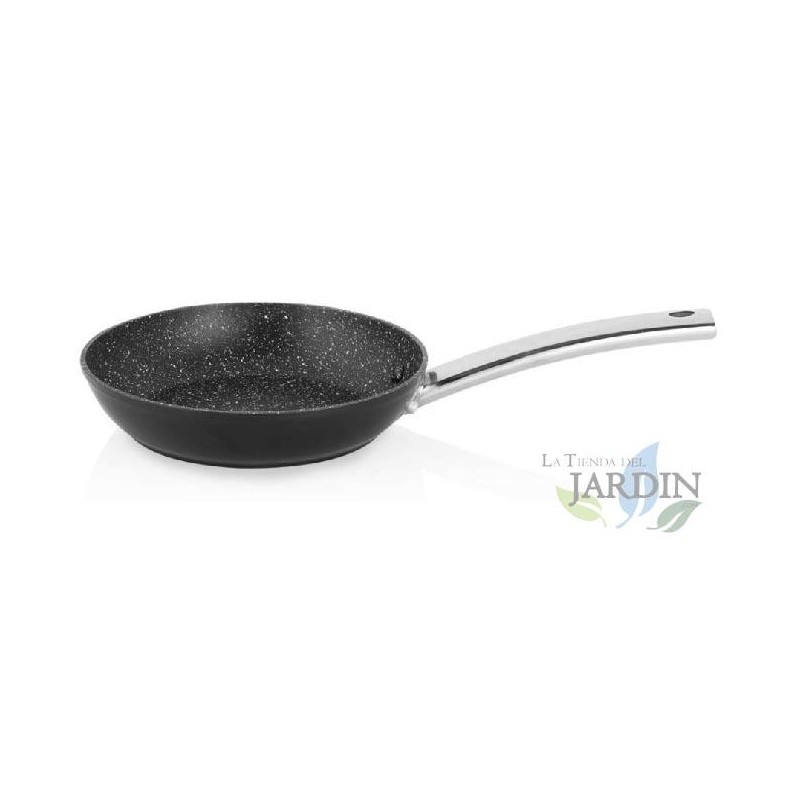 Forged aluminum frying pan 22 CM Orbegozo.  Non-stick stone coating.  Stainless steel handle.