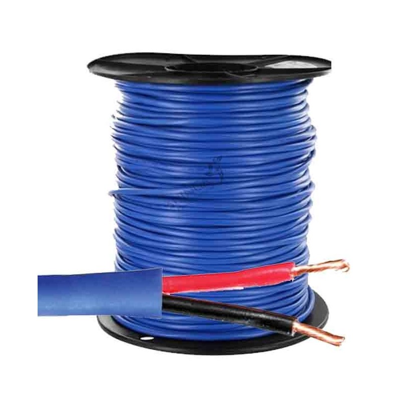 Electric cable 2 x 2.5 mm2, coil 500 mts Electric cable 2 x 2.5 mm2, coil 500 mts