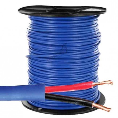 Electric cable 2 x 2.5 mm2, coil 500 mts