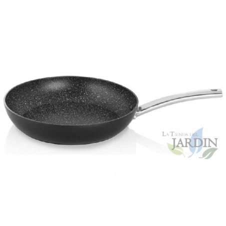 Forged aluminum frying pan 30 CM Orbegozo.  Non-stick stone coating.  Stainless steel handle.