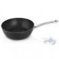 Deep forged aluminum frying pan 32 CM Orbegozo. Non-stick stone coating. Stainless steel handle. Deep forged aluminum frying pan 32 CM Orbegozo. Non-stick stone coating. Stainless steel handle.