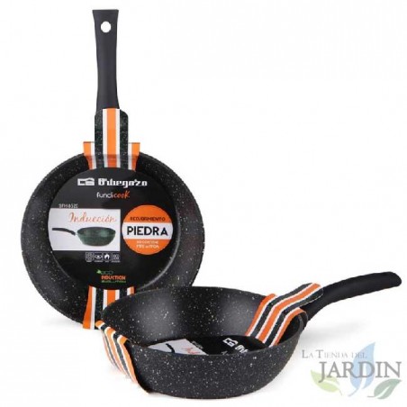 Forged aluminum deep frying pan