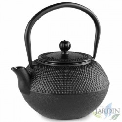 Cast iron teapot with traditional Japanese Tetsubin design. Capacity 1200 ml.