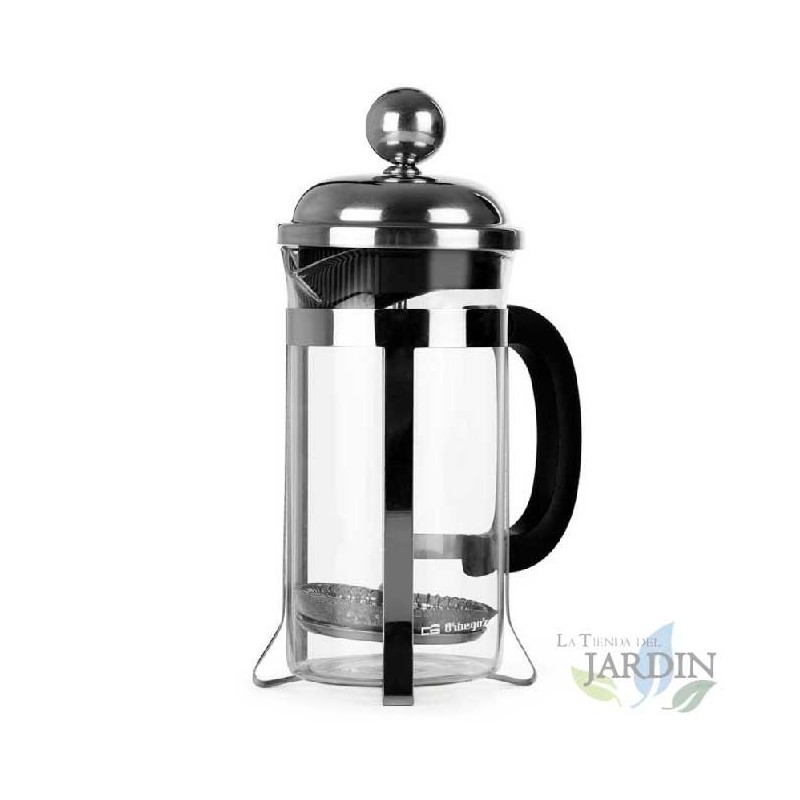 French press coffee maker in Orbegozo borosilicate glass.  350ml capacity.  French press coffee maker in Orbegozo borosilicate glass.  350ml capacity.